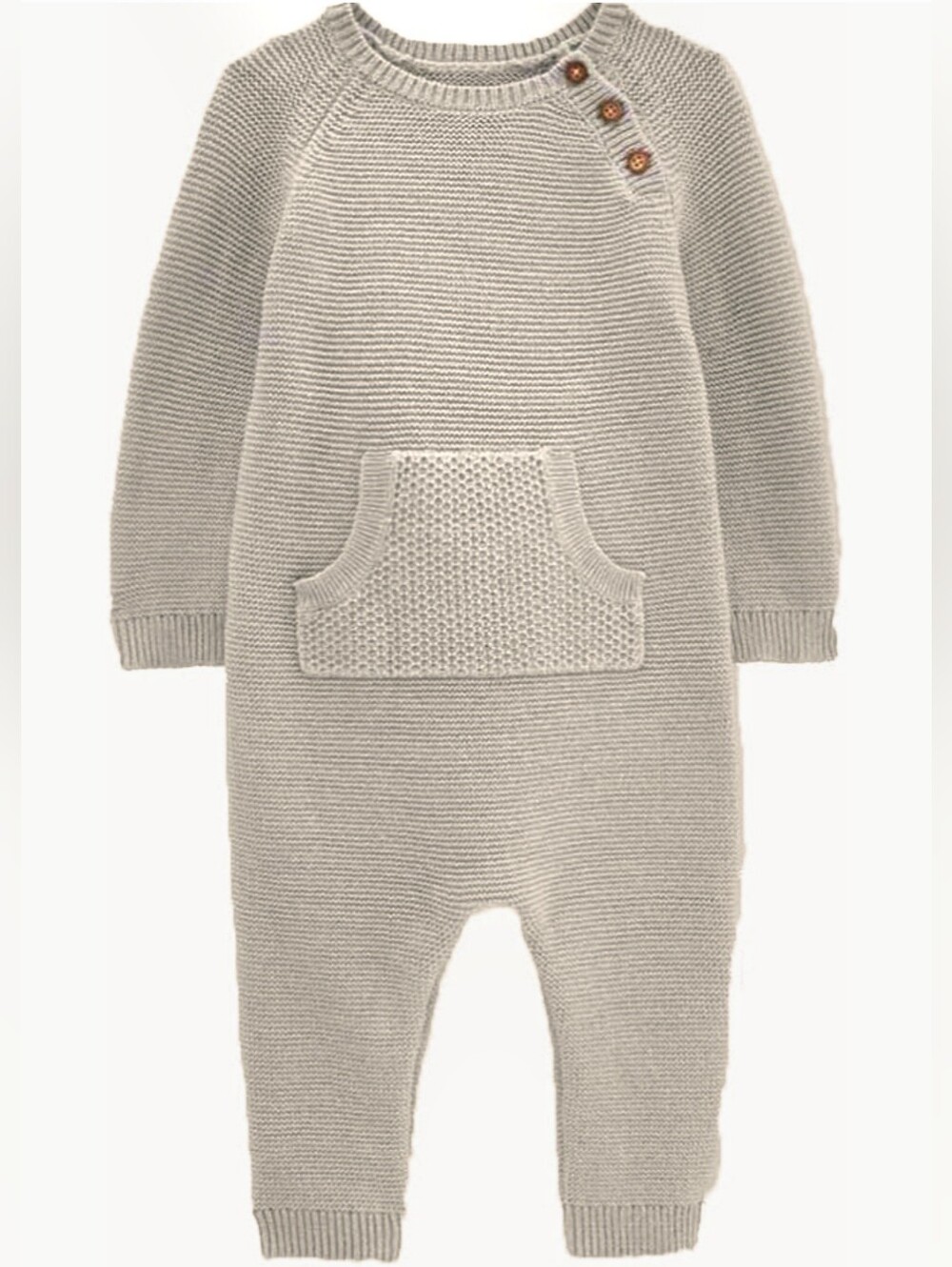 Carter's Just One You Long-Sleeve Sweater Knit One-Piece Romper